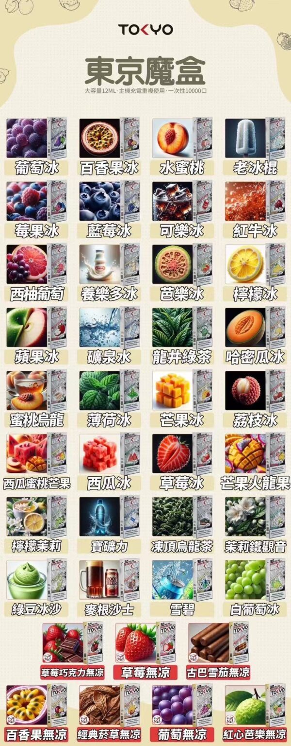 7f111e3326d86041594c000c70eaf19.jpg 7月新活動💥5盒送1盒❤️東京魔盒TOKYO煙彈❤️大容量12ml❤️抽過不想換品牌